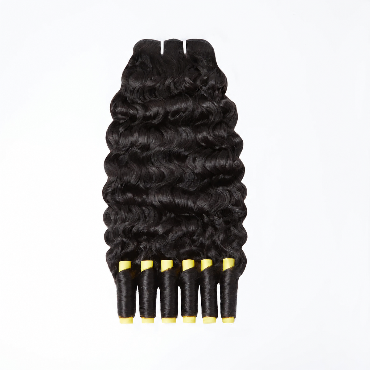 MISS ROLA Burmese Curly Bundles with Protective Foam, 3 pieces, Bouncy Spiral Curls, 16A 100% Vietnamese Human Hair Double Drawn Wefted Bundles, Quick Weave Glue/Sew-in Hair Extensions for Black Women