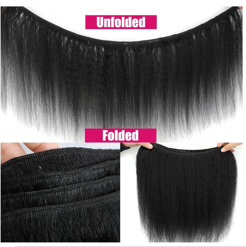 MISS ROLA 12''-26'' Shiny Straight Double Drawn Human Hair Bundles  16A 100% Unprocessed Raw Vietnamese Hair Extensions 4 Bundles Set Upgraded Lightweight Double Wefted Quick Weave Sew-In Bundles Extensions for Black Women