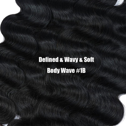 MISS ROLA 16A Raw Human Hair Double Drawn Body Wave Vietnamese Hair 3 Bundles, Upgraded Lightweight Double Wefted Premium 100% Unprocessed Virgin Hair Extensions, Thick Full Ends, Natural Black Silky Soft, Luxury Reusable 18 20 22 Inch