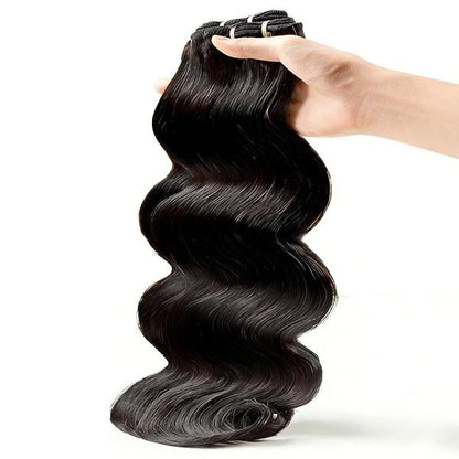 MISS ROLA 16A Raw Human Hair Double Drawn Body Wave Vietnamese Hair 3 Bundles, Upgraded Lightweight Double Wefted Premium 100% Unprocessed Virgin Hair Extensions, Thick Full Ends, Natural Black Silky Soft, Luxury Reusable 18 20 22 Inch