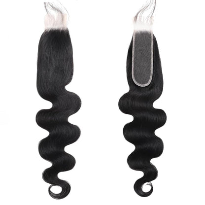 2x6 HD Lace Closure  Body Wave Skinlike Human Hair Closure 2x6 Vietnamese Virgin Human Hair 10-16 inch Kim K Middle Part Closure 2x6 Body Wave HD Closure 12 inch Pre-plucked with Natural Hairline