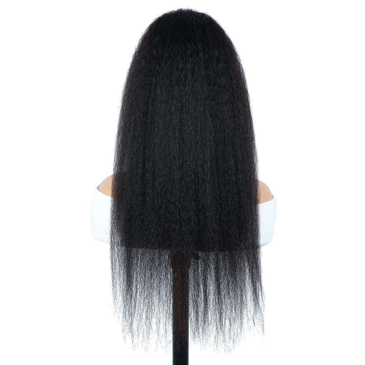 Miss Rola Kinky Curly Ponytail & Kinky Straight Ponytail 180% Density Vietnamese Virgin Human Hair Drawstring ,  Clip In Hair Extensions for Black Women, Natural Black, 16-26 Inches