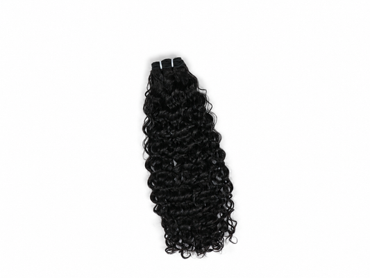MISS ROLA Water Wave Bundles 1 piece, Double Drawn, Wet and Wavy Curly Hair, 18''-26'' Double Wefted Bundles Shed&Tangle Free, 100% Remy Human Hair Quick Weave Bundles