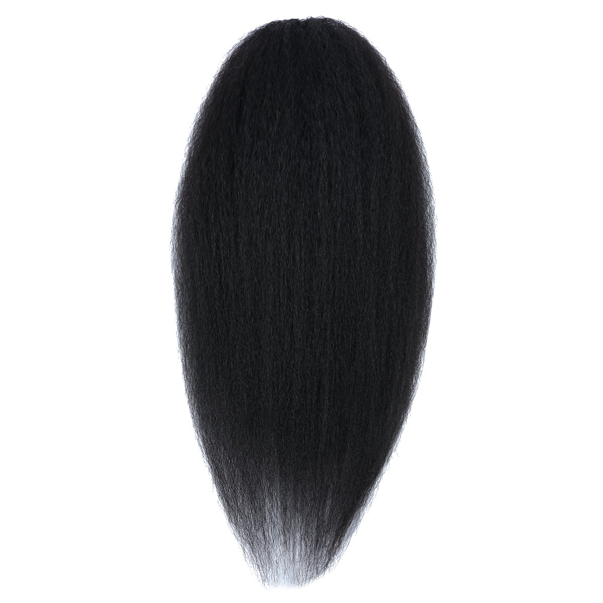 Miss Rola Kinky Curly Ponytail & Kinky Straight Ponytail 180% Density Vietnamese Virgin Human Hair Drawstring ,  Clip In Hair Extensions for Black Women, Natural Black, 16-26 Inches