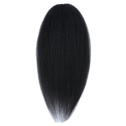 Miss Rola Kinky Curly Ponytail & Kinky Straight Ponytail 180% Density Vietnamese Virgin Human Hair Drawstring ,  Clip In Hair Extensions for Black Women, Natural Black, 16-26 Inches