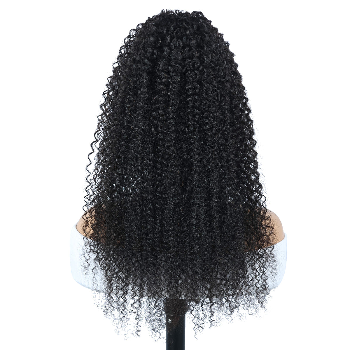 Miss Rola Kinky Curly Ponytail & Kinky Straight Ponytail 180% Density Vietnamese Virgin Human Hair Drawstring ,  Clip In Hair Extensions for Black Women, Natural Black, 16-26 Inches