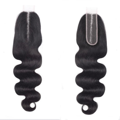 2x6 HD Lace Closure  Body Wave Skinlike Human Hair Closure 2x6 Vietnamese Virgin Human Hair 10-16 inch Kim K Middle Part Closure 2x6 Body Wave HD Closure 12 inch Pre-plucked with Natural Hairline